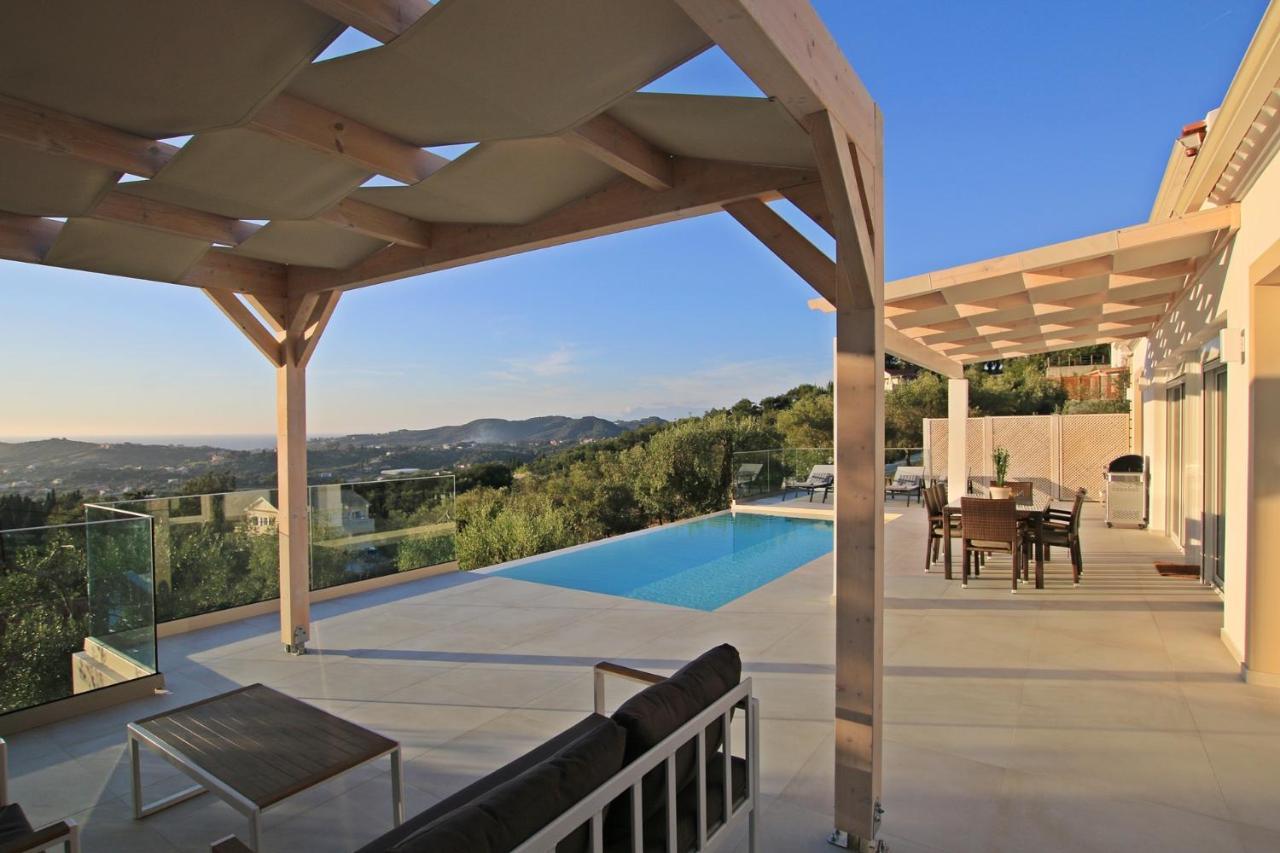 Sunset Sea View Villa 10 Afionas Luaran gambar